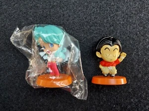Dragon Ball Z Anime Heroes Mini Big Head Figura Set de 2 Bulma y Krilin JAPÓN - Imagen 1 de 3