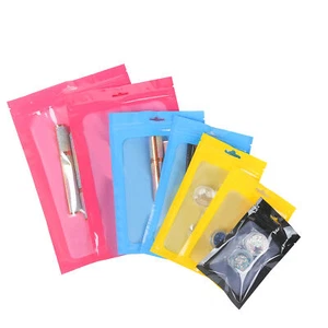 100 Plastic Sample Bags, Cosmetic Storage Pouches, Zipper Seal Beauty Packaging - Picture 1 of 16