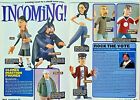 2003 CLERKS IN-Action Figures JAY, SILENT BOB, BRODIE, RENE = 2pg Trade Print AD