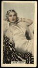 Tobacco Card, Godfrey Phillips, STAGE & CINEMA BEAUTIES, 1933, Mae West, #35