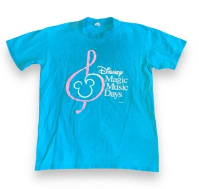 Camisa de Colección Disney Magic Music Days Manga Corta Para Hombre Puntada Única Grande EE. UU. Foto 1 de 4