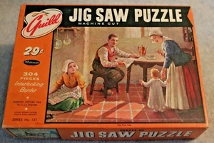 Vintage Guild Whitman Jigsaw Puzzle "The First Step" Series 131 #4425 Complete - Picture 1 of 9
