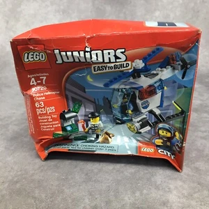 LEGO Juniors 10720 Police Helicopter Chase- Box Damaged-Unopened- 63pcs. - Picture 1 of 7