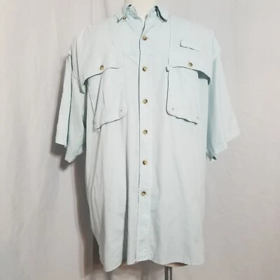Magellan Outdoors Sportswear Shirt Men's 2XL Vented Fishing Light Blue - Image 1 of 4
