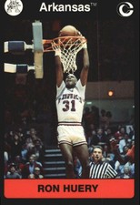 1991 Arkansas Collegiate Collection Multi-Sport Card #80 Ron Huery BK