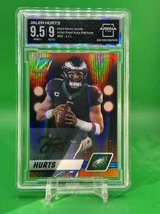 2023 Panini Zenith Jalen Hurts Artist Proof Auto 1/1 Platinum AC 9,5/9 #83 - Bild 1 von 2