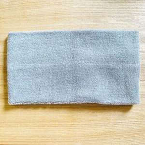 MUJI Pile Hair Turban Gray (Wide 22x12cm / Slim 22x7.5cm Select) - Picture 1 of 3
