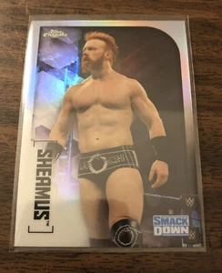 Tarjeta refractora Shermus 2020 WWE Topps cromada #59 - Imagen 1 de 2