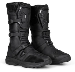 Tourmaster Highlander ADV Mens Black Motorcycle Boots - Picture 1 of 2