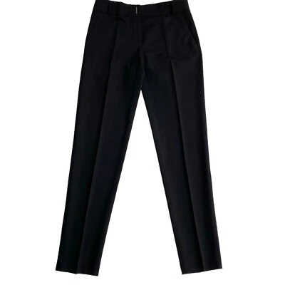 Pantalones de vestir para mujer Max Mara Sportmax M/8 (IT 42) negros pierna cónica lana Foto 1 de 4