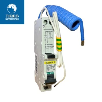 Square D RCBO 45 Amp 30mA Type B Dom45B6R30 - Image 1 of 3