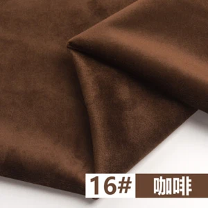 Thick Dutch Velvet Plush Cloth Upholstery Sofa Pillow Head Diy Velour fabric - Picture 1 of 27