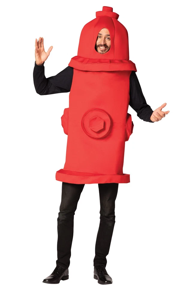 Brand New Funny Fire Hydrant Adult Costume - Image 1 of 1