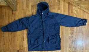Vintage Men’s L.L. LL Bean Baxter State Parka Jacket Coat Navy Blue 1438 B XXL - Picture 1 of 20