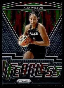 2021-22 Panini Prizm WNBA Fearless A'ja Wilson #4 - Picture 1 of 2