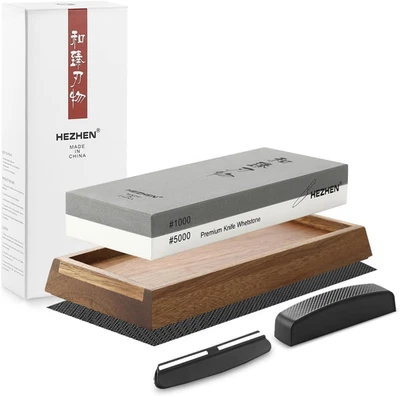 Pietra Affilacoltelli Professionale, Pietra per Affilare Al Corindone Bianco, Do - Immagine 1 di 4