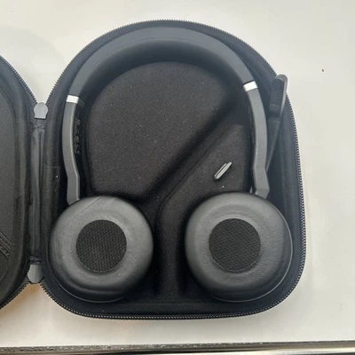 Jabra Evolve 75 Wireless Bluetooth Headset with Noise Cancelling Mic HSC040W - Image 1 of 4