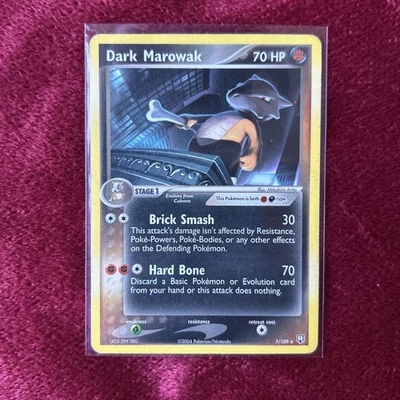 Dark Marowak 7/109 EX Team Rocket Returns Rare Pokemon Card LP - Image 1 of 4
