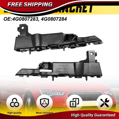 Soporte retenedor de parachoques 2 piezas accesorios de coche para Audi S6 A6 Quattro 2012-2018 Foto 1 de 4