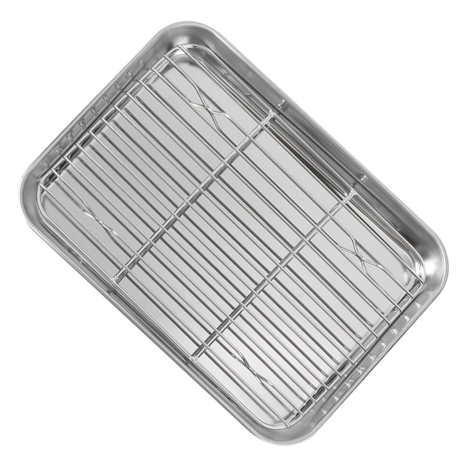  Backgitter Für Backofen Backblech Mit Antihaftbeschichtete Backform - Bild 1 von 4