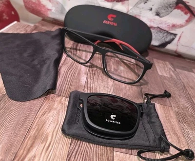 Nuevo Carrera Para Hombre 2 En 1 Negro/Claro con Accesorio Magnético Marrón Polarizado Foto 1 de 4