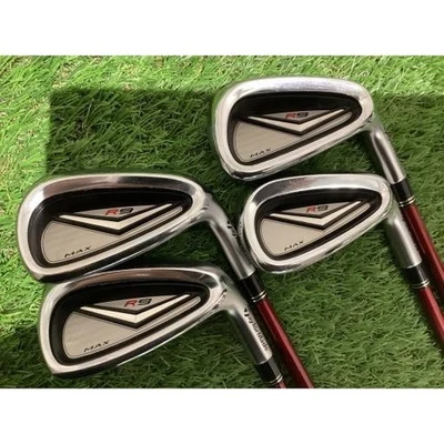 (TaylorMade) R9 MAX Iron Set 4 piece 7.8.9.P Motore 55 Flex R Golf Clubs Used - Image 1 of 4