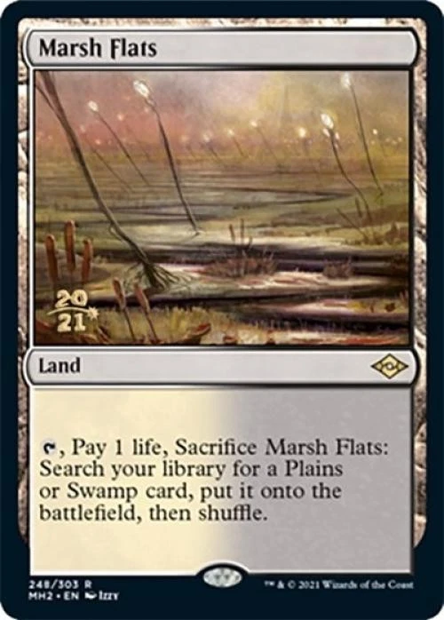 Marsh Flats -Foil Light Play MTG Promos: Prerelease Cards - Image 1 of 1