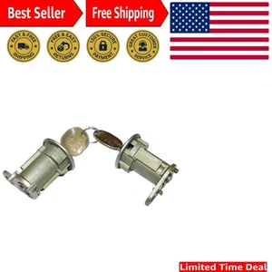 Complete Door Lock Cylinder Set with Keys for Jeep CJ7/CJ8 & Wrangler 1976-1990 - Imagen 1 de 2