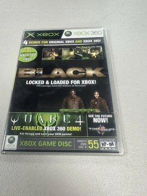 Official X-Box Magazine Game Disc #55 Demos March 2006 Microsoft 360 Black Quake - Image 1 of 3