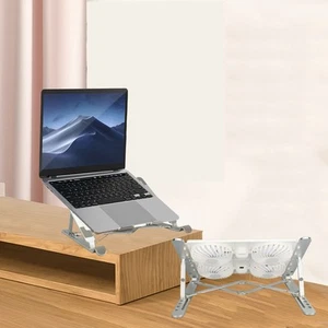 Laptop Stand With Cooling Fan Detachable Adjustable Foldable Portable Notebo SAL - Afbeelding 1 van 24