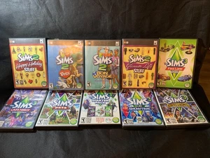 Lotto PC The Sims - Set 9 giochi Sims 2 e 3 espansioni - Spedizione gratuita - Foto 1 di 5