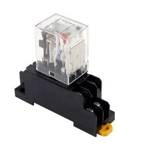 3PCS MY2NJ Electromagnetic Relay 12VAC with LED Signal Lamp for Various Motors - Picture 1 of 10
