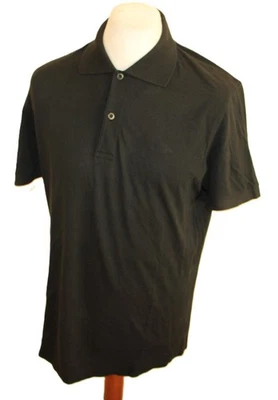 Polo Hugo Boss Hombre Manga Corta Logo Bordado Negro Algodón Talla XL - Imagen 1 de 3