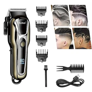 Profi Akku Haarschneidemaschine Trimmer Set Herren Schneidemaschine Friseursalon - Bild 1 von 7