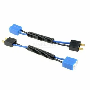 2x H7 Ceramic Wire Wiring Harness Headlight Socket Connector Adaptor Plug  - Picture 1 of 6