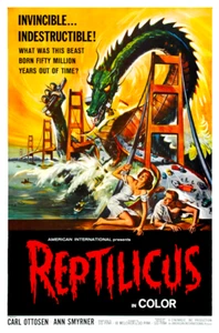 Reptilicus Carl Ottosen Ann Smyrner 1962 Movie Poster Film Cinema Art Print - Picture 1 of 1