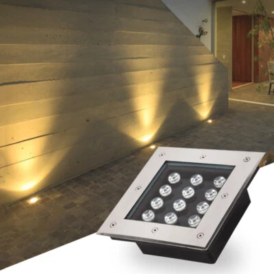 Lâmpada LED enterrada externa luminária subterrânea caminho no solo à prova d'água - Imagem 1 de 4