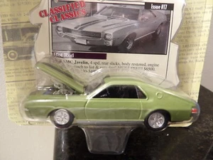 1968 AMC JAVELIN 2000 RACING CHAMPIONS CLASSIFIED CLASSICS 1:64 - Picture 1 of 2