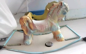 Vintage 1950s Wonder Horse Shoo-Fly Childs Riding Bouncing Rocking Spring Horse - Picture 1 of 15