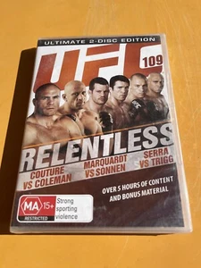 UFC #109 RELENTLESS * 2 X DISC SET - BRAND NEW + Sealed R4 DVD - Picture 1 of 2
