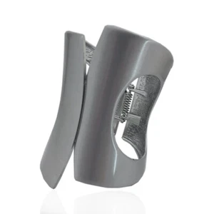 Bracciale rigido alla schiava mm 90x63 in acciaio satinato - Foto 1 di 5