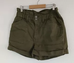Pantaloncini corti da donna Express Extreme High Rise Hunter verdi taglia S - Foto 1 di 8