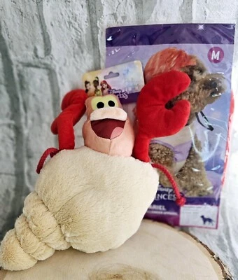 Lote de 2 piezas Disfraz Disney Princesa Ariel La Sirenita Perro Talla Mediana JUGUETE Foto 1 de 4