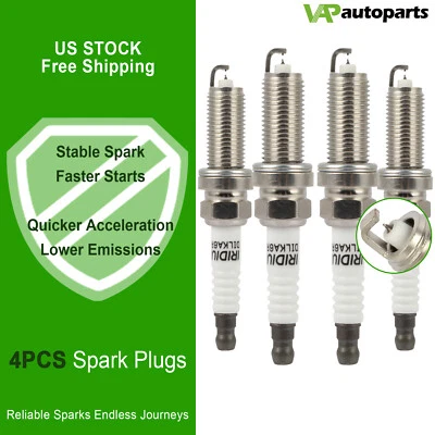 4x Iridium & Platinum Spark Plugs For 2015-2018 Chevrolet City Express 2.0L L4 - Изображение 1 из 4