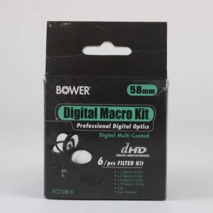 Bower 58mm Digital Macro Kit Professional Digital Optics 6pcs - Picture 1 of 4