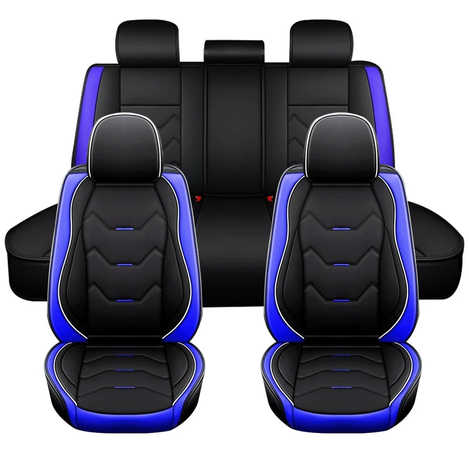 5 Seat Full Set Car Seat Covers Leather For Infiniti FX35 FX45 M35 G35 G37 EX35 - Image 1 of 4