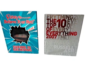 RIPLEYS BELIEVE IT OR NOT/ TOP 10 OF EVERYTHING 2007 HARDBACKS BRAND NEW £4.75 - Imagen 1 de 2