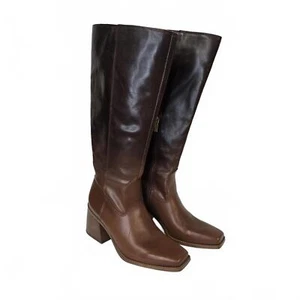 Vince Camuto Ombre Tan Brown Sangeti Knee High Boots, Size 9W Extra Wide Calf. - Picture 1 of 8