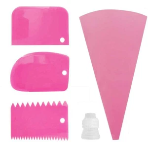 Juego de decoración de pasteles glaseados equipo de decoración bolsa de pastelería + boquillas para tuberías 20 un. - Imagen 1 de 20