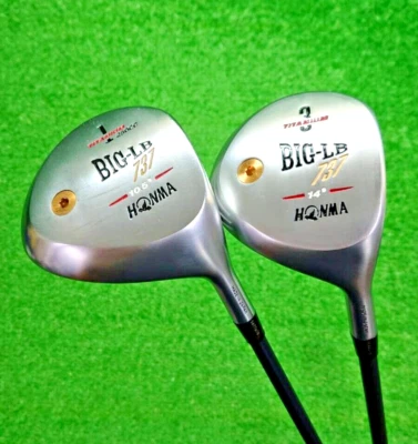 Hiro Honma Big LB 737 Driver 10.5 DEG & 3W 14.0 DEG TITANIUM Value set of 2 - Image 1 of 4